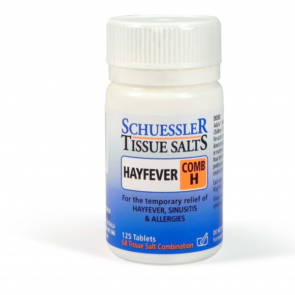 Schuessler Tissue Salts Combination H 125 Chewable Tablets